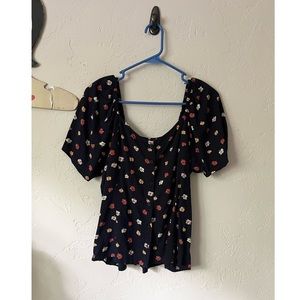 Madewell seamed button down shirt. Medium